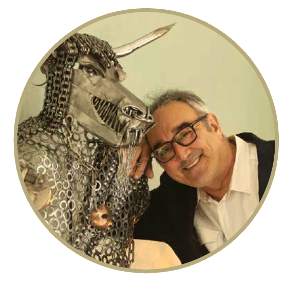 Farid Lazib sculpteur métal de récupération